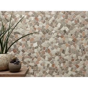 Monteverde Onyx Honed Pebble II Mosaic Monteverde Onyx Honed Pebble II Mosaic