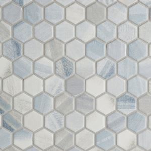 Villa Beaumont Shadow 1.5 in. Hexagon Ceramic Mosaic Floor