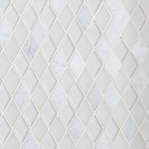 Montage Dover Carrara Diamond Glass Mosaic – Floor & Decor - Sweets