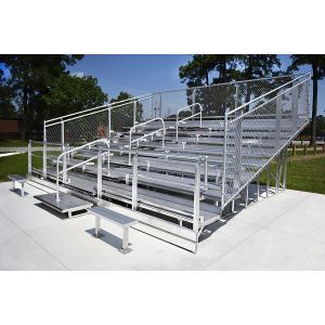 Dura-Lite Welded Portable Bleacher (ADA Accessible) – Outdoor Aluminum ...