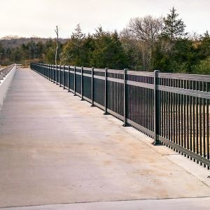 Aegis II Xtreme Ornamental Pedestrian Bridge Railing – Ameristar Fence ...