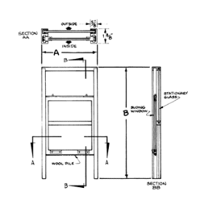 Sliding Service Windows - Series C Window – Nissen & Company, Inc. - Sweets