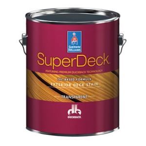 SuperDeck Exterior Oil-Based Transparent Stain – Sherwin-Williams