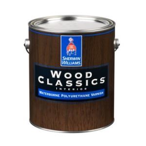 Wood Clics Waterborne Polyurethane Varnish Sherwin Williams Wood Clics Waterborne Polyurethane