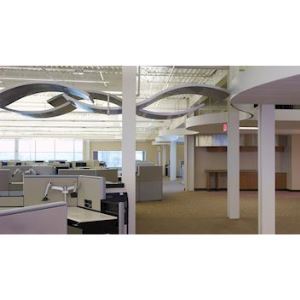 Rockfon Curvgrid Curved Ceiling System With Ez Flex Panels