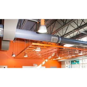 Rockfon Curvgrid One Directional Curved Ceiling System Rockfon