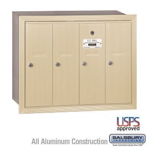 4B+ Vertical Mailboxes (Recessed Mounted) - Model # 3504ARU – Salsbury ...