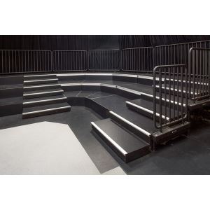 Black Box Theater Seating Risers, Portable Theater Seating