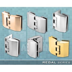 10 28 80 Regal Adjustable Series Frameless Shower Door Hardware