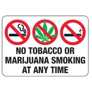 No Smoking Signs - No Tobacco Or Marijuana Smoking – Seton 