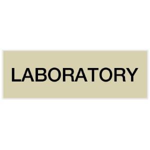 Engraved Laboratory Signs – Seton Identification Products - Sweets
