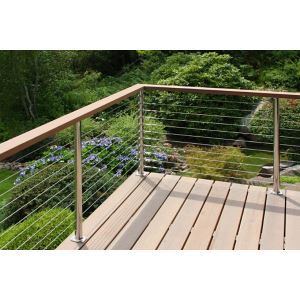 Sunrail Laude Stainless Steel Cable Railing System W Wood Atlantis Rail Systems Sunrail Laude Stainless Steel Cable Railing System W Wood Handrail