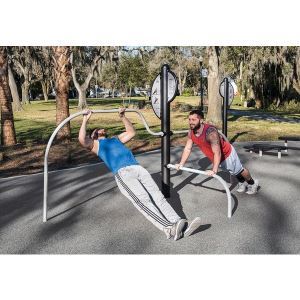 HealthBeat® Assisted Row/Push-Up - Landscape Structures