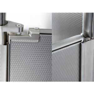 Headrail Braced Stainless Steel Toilet Partitions Hadrian Sweets