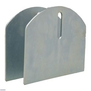CI2160A / 6" Hardcore Aluminum Carriage Plates for Gate Wheels