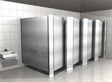 Floor Mounted Stainless Steel Toilet Partitions