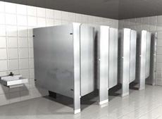 Floor Mounted Stainless Steel Toilet Partitions