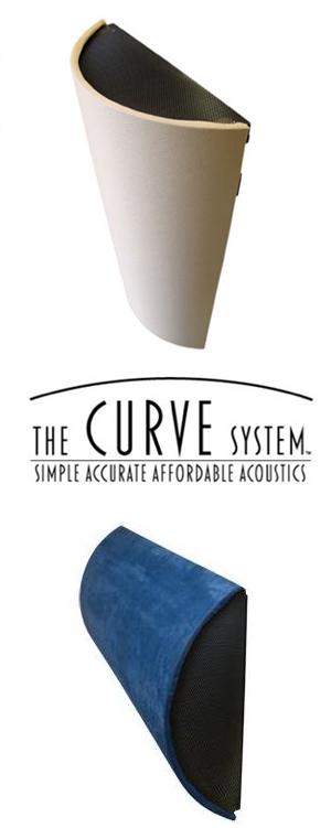 The CURVE System™ - Acoustical Diffusers, Absorbers, and Corner Traps for Walls & Ceilings