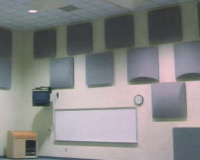 Decorative Fabric Wrapped Acoustical Diffuser Panels