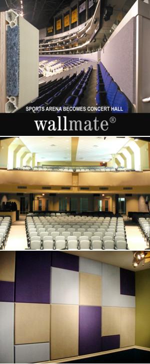 Wallmate® - Stretched Fabric Acoustical Wall System
