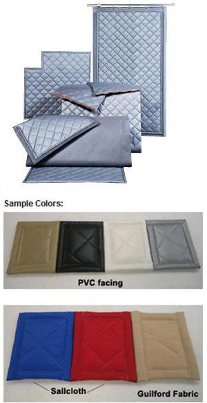 Absorptive/Noise Barrier Quilted Curtains