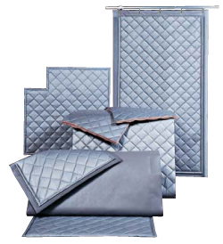 Silicone Coated Quilted Curtain S.T.O.P.