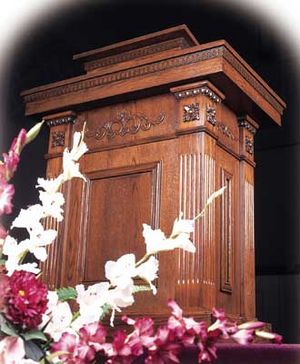 Wood and Custom Church Pulpits