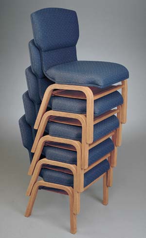 Model 90 Stackable Wood Chairs