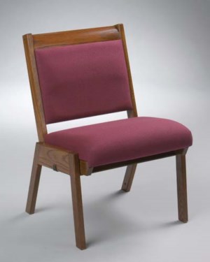 Model 87 Stackable Oak Wood Chairs