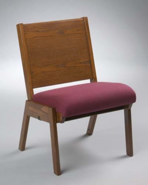 Model 87 Stackable Oak Wood Chairs