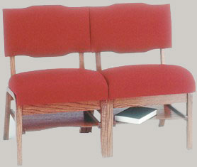 Model T350B Wood Frame Worship Chair